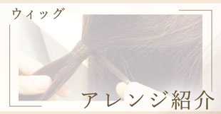 ウィッグ アレンジ紹介
