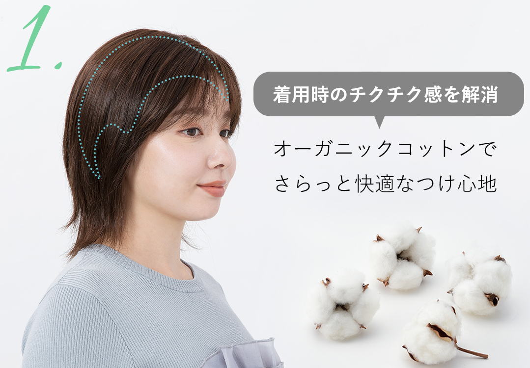 オーガニックコットンでさらっと快適なつけ心地