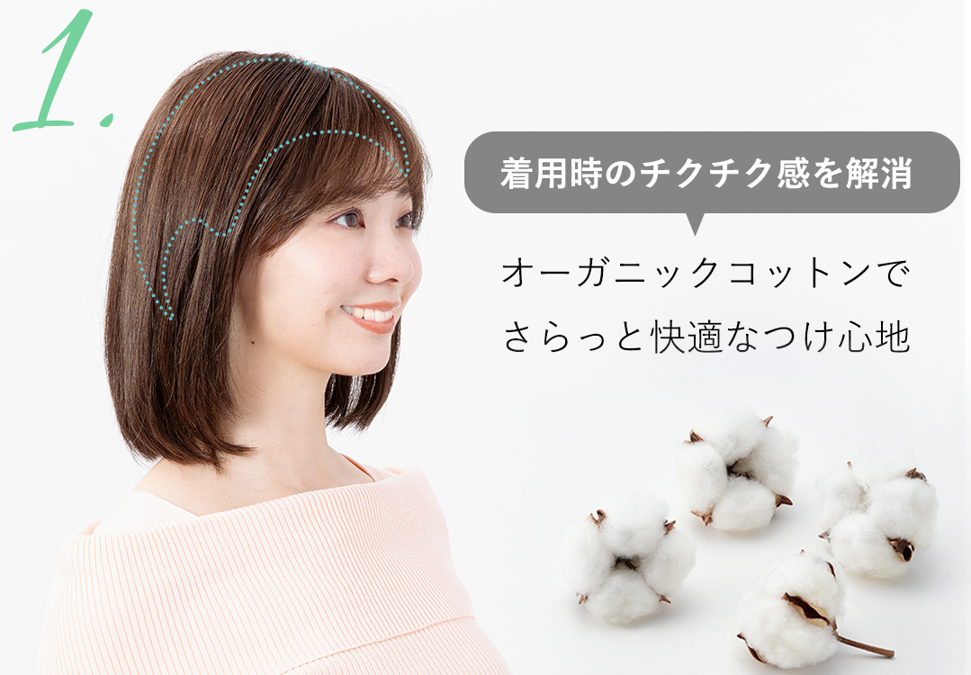 オーガニックコットンでさらっと快適なつけ心地